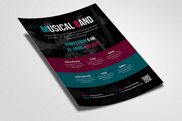 Music Concert Flyer in Flyer Templates - product preview 2