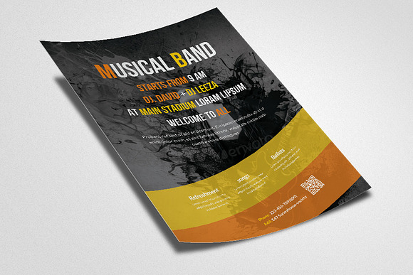 Music Concert Flyer in Flyer Templates - product preview 1