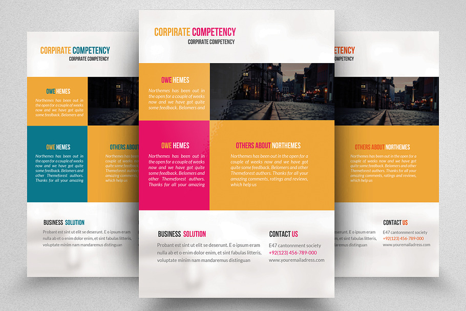 Business  Flyer Template in Flyer Templates - product preview 8
