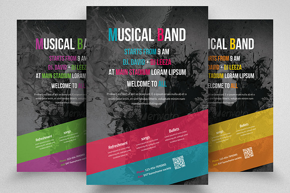 Music Concert Flyer in Flyer Templates - product preview 2