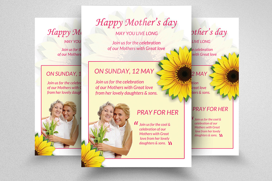 Happy Mothers Day Flyer Template in Flyer Templates - product preview 8