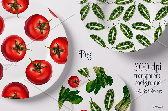 Vegetable Patterns Set in Patterns - product preview 1