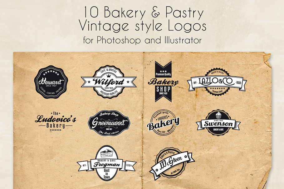 Bakery & Pastry Vintage logo