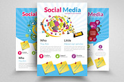 3 layout Social Media Flyer Template