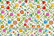 Floral seamless pattern vector