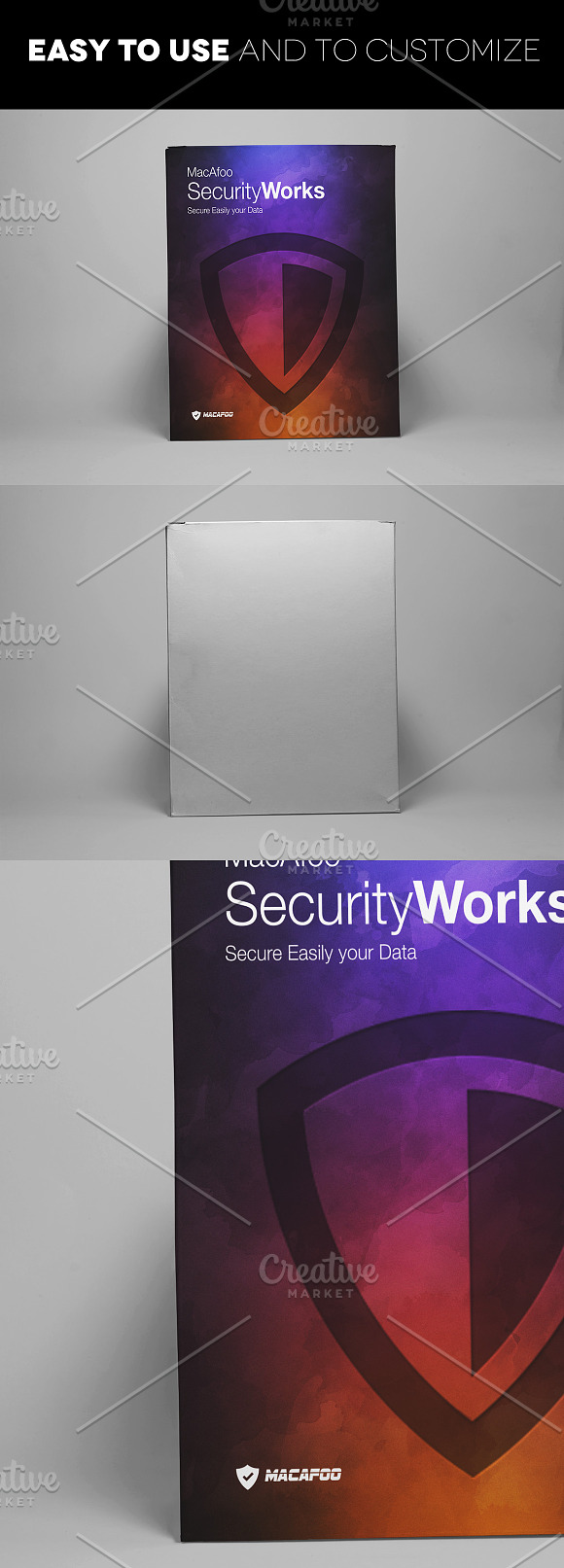Software or Product Box Mockups in Product Mockups - product preview 1