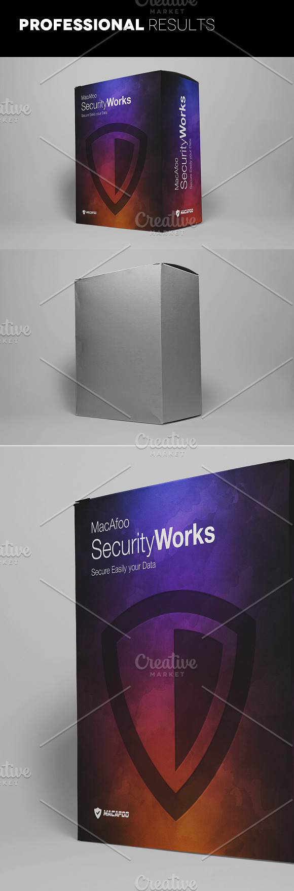 Software or Product Box Mockups in Product Mockups - product preview 2
