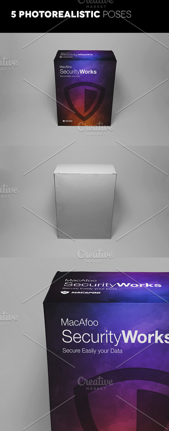 Software or Product Box Mockups in Product Mockups - product preview 3