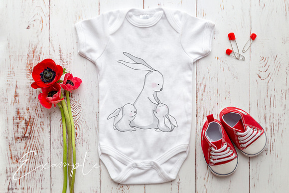 Babygrow Onesie Mockup JPG in Product Mockups - product preview 1