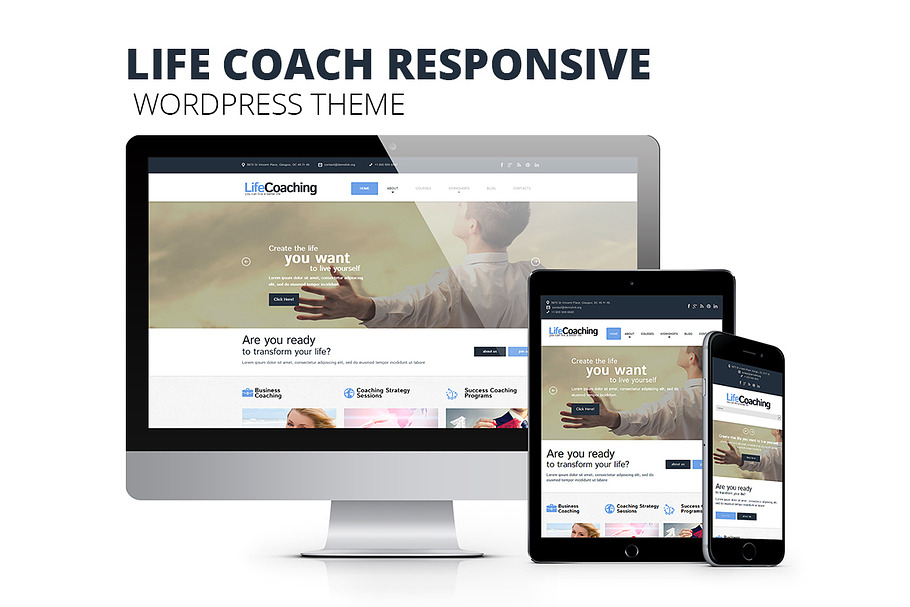 Life Coach - WordPress Theme in WordPress Business Themes - product preview 8