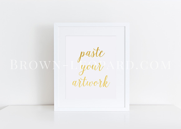 8x10" Clean frame mockup bundle (61) in Print Mockups - product preview 1