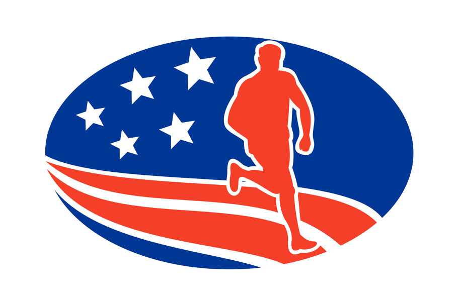 American Marathon runner stars strip