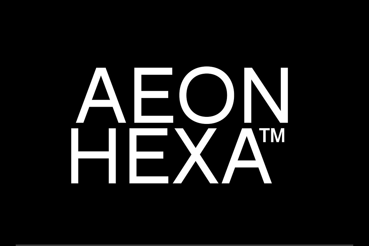 Aeon Hexa in Sans-Serif Fonts - product preview 8