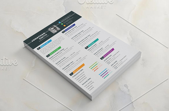 CV Template in Resume Templates - product preview 4