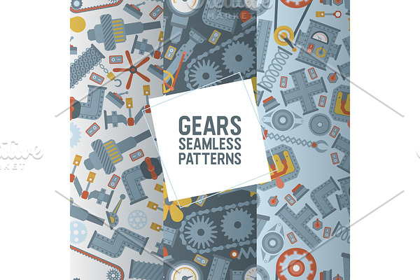 Industry seamless pattern vector