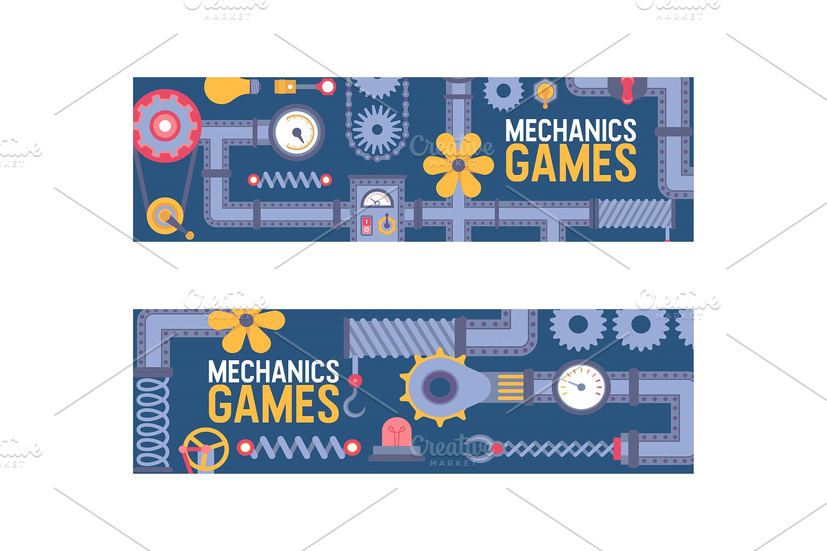 Industry pattern vector industrial in Illustrations - product preview 8