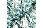 Tropical Palm Trees Pattern