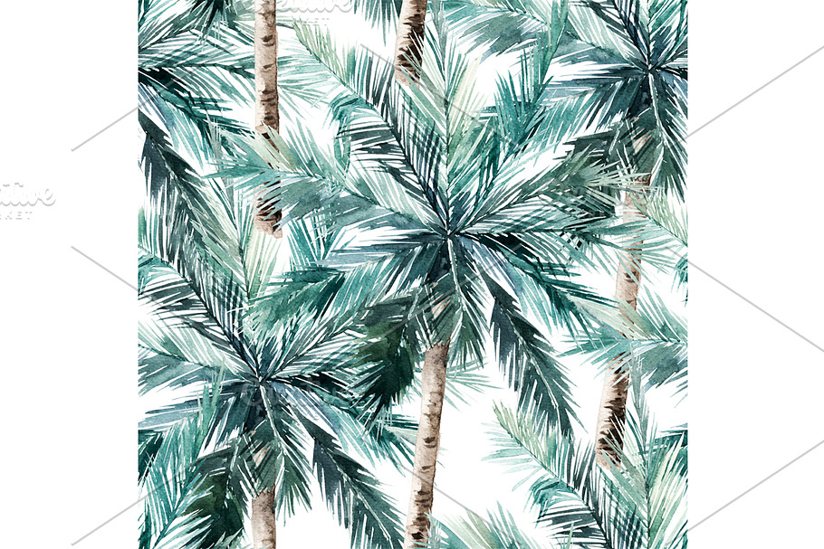 Tropical Palm Trees Pattern in Patterns - product preview 8