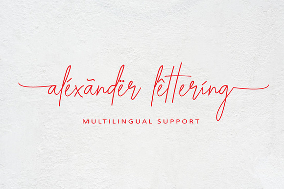 ALEXANDER LETTERING | classy font in Lettering Fonts - product preview 7