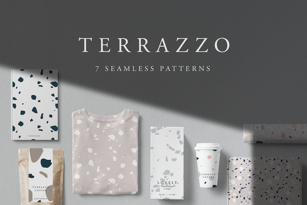 Terrazzo / Granito Seamless Patterns in Patterns - product preview 8