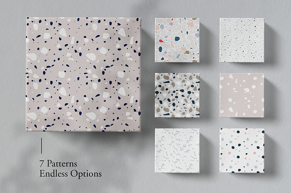 Terrazzo / Granito Seamless Patterns in Patterns - product preview 3