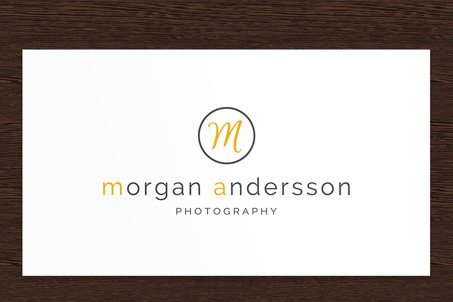 Photographer Logo Template PSD in Logo Templates - product preview 8