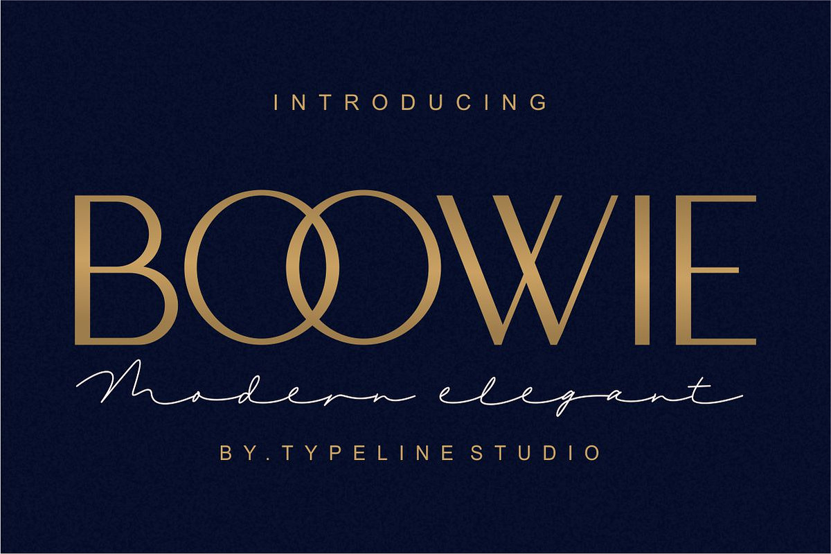 Boowie || Modern minimalist elegant. in Modern Fonts - product preview 8