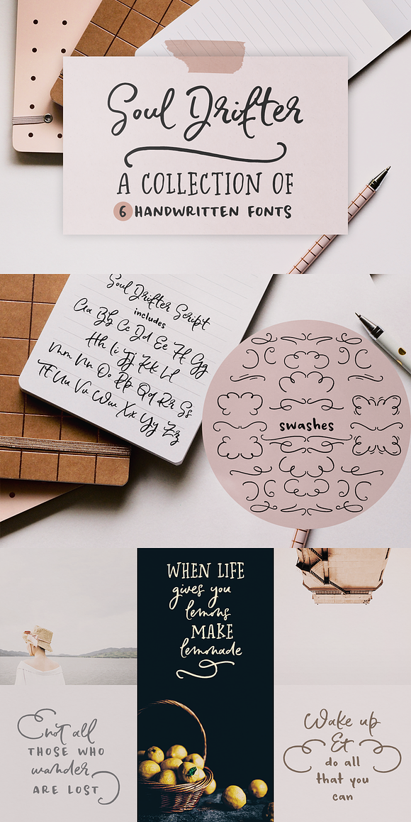 Soul Drifter handwritten font in Display Fonts - product preview 6