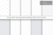 Elegant geometric seamless patterns