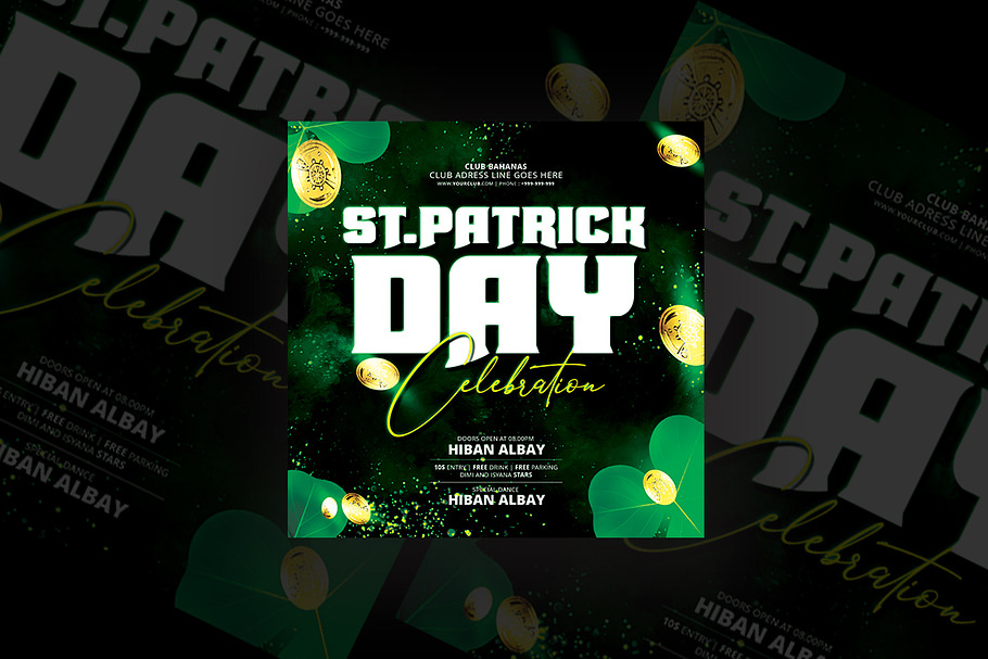 Saint Patrick Party Flyer in Flyer Templates - product preview 8