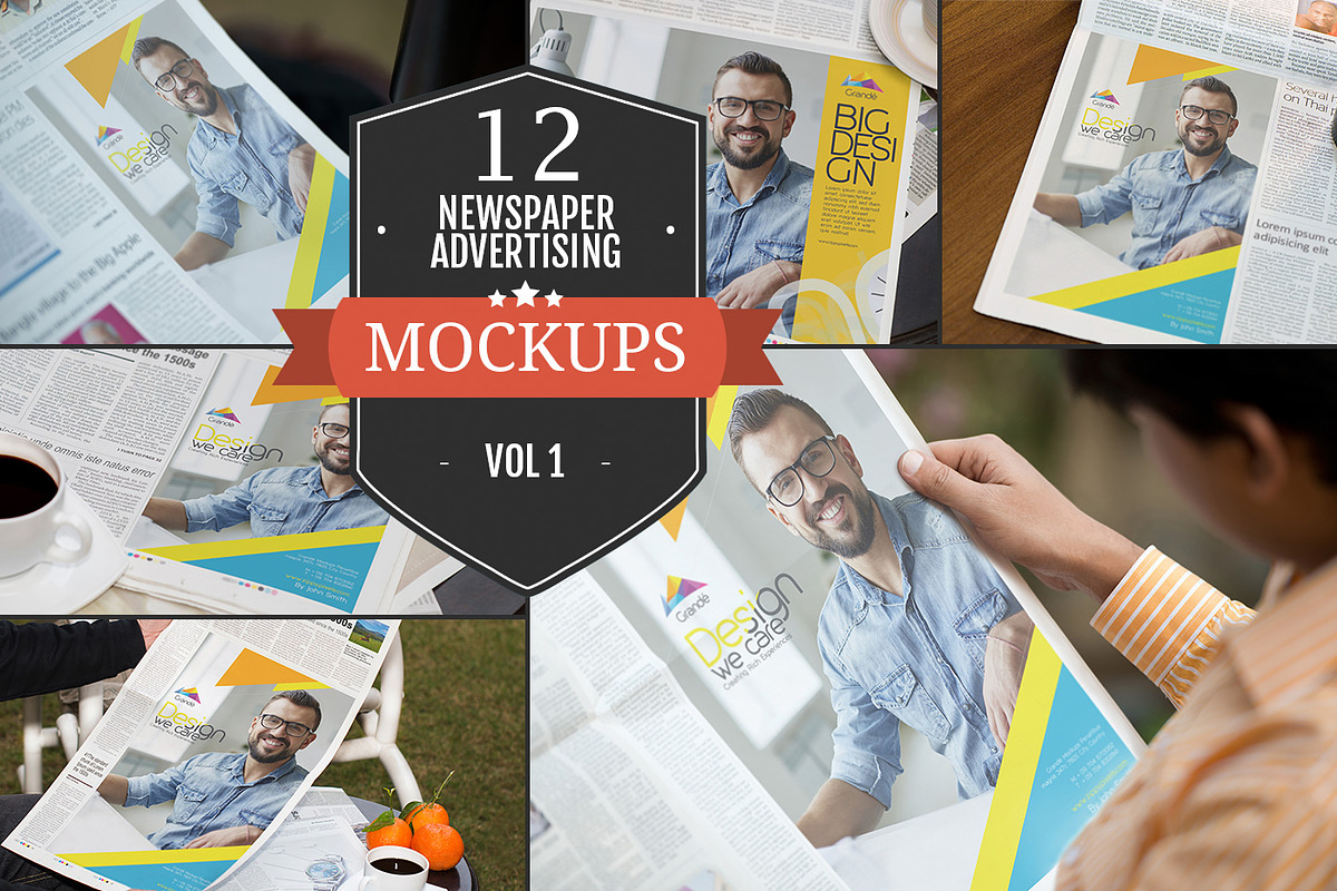 Newspaper Advertising Mockups Vol. 1 in Mockup Templates - product preview 8