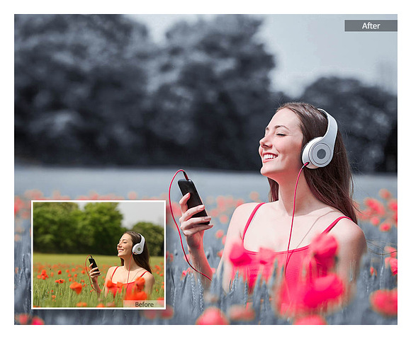 Lovely Color Lightroom Mobile Preset in Add-Ons - product preview 1