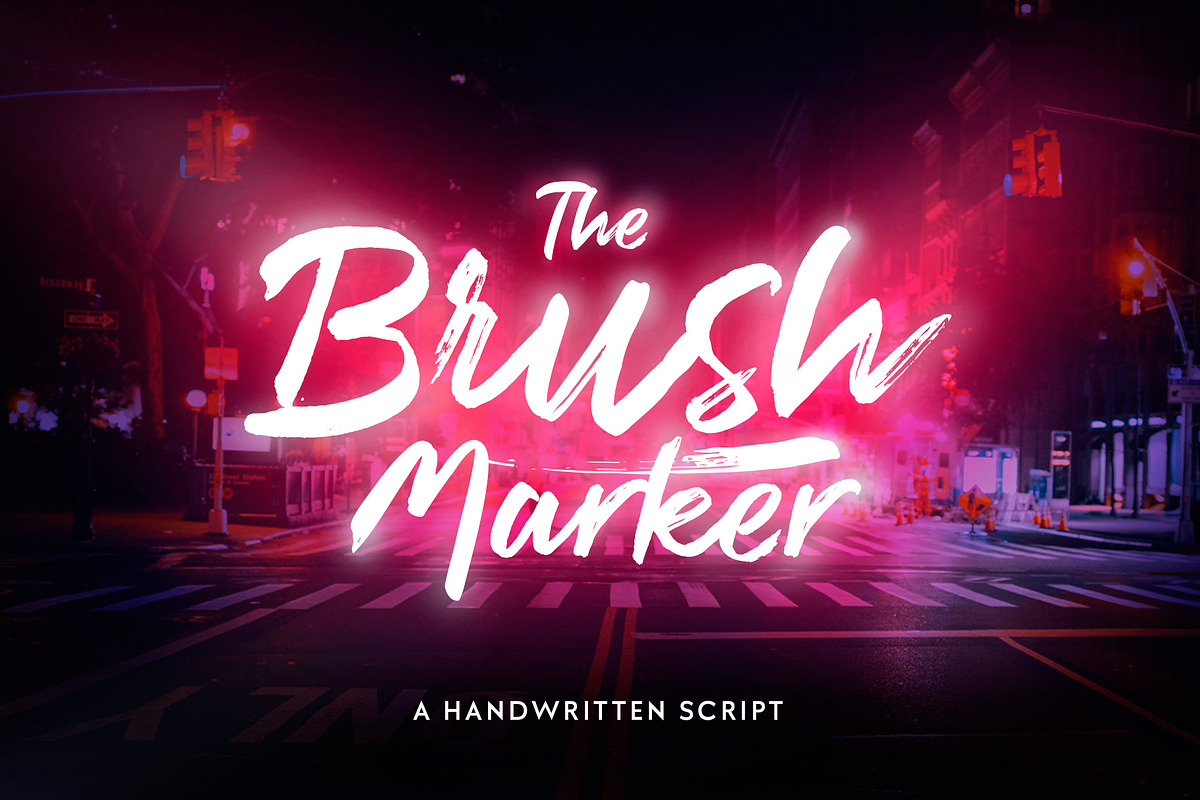 Brush Marker in Script Fonts - product preview 8