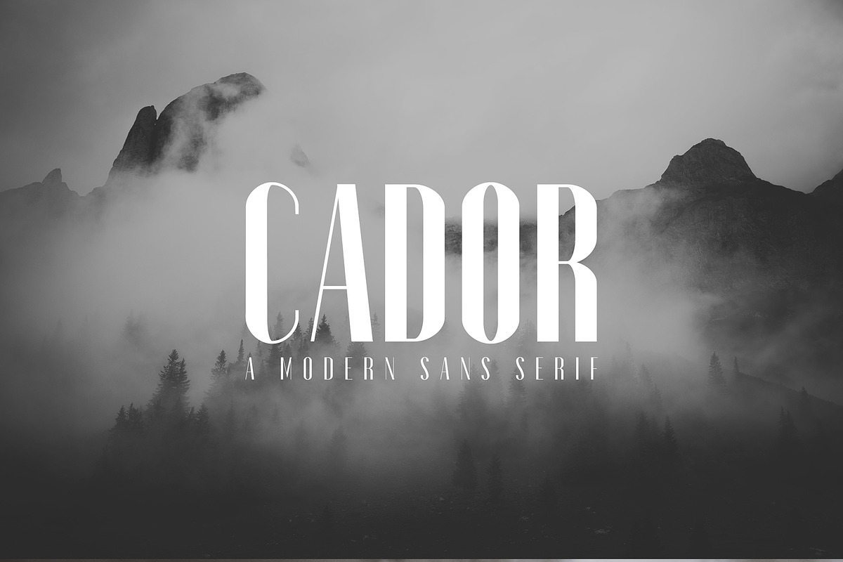 Cador Sans Serif Font Family Pack in Sans-Serif Fonts - product preview 8