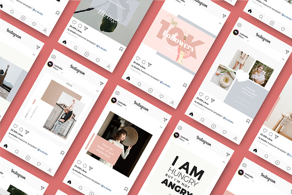 MNML Social Media Pack & Stories in Instagram Templates - product preview 2