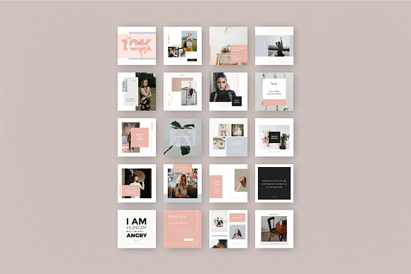 MNML Social Media Pack & Stories in Instagram Templates - product preview 10