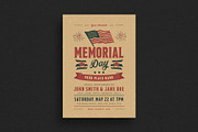 Memorial Day Event Flyer