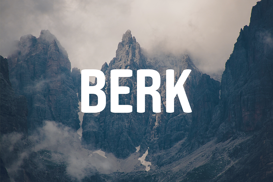 BERK - Display / Headline Typeface in Display Fonts - product preview 8