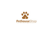 Pethouse Shop Logo Template