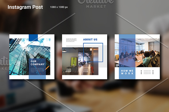 Mata Company Instagram Template in Instagram Templates - product preview 2