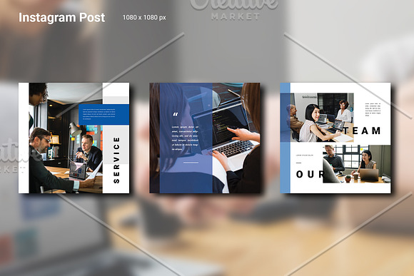 Mata Company Instagram Template in Instagram Templates - product preview 3