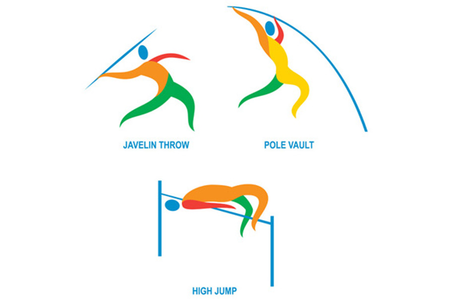 Javelin Throw Pole Vault High Jump I