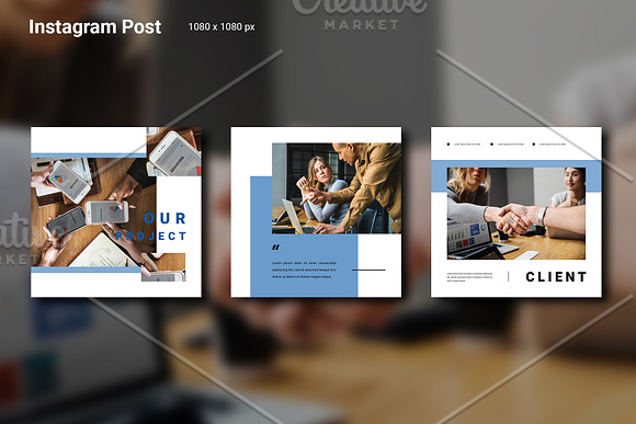 Mata Company Instagram Template in Instagram Templates - product preview 4