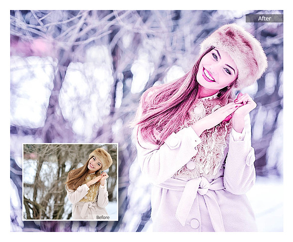 Winter Lightroom Mobile Presets in Add-Ons - product preview 3