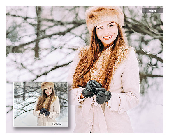 Winter Lightroom Mobile Presets in Add-Ons - product preview 4