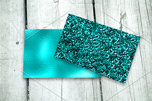 Tiffany Blue Digital Paper in Textures - product preview 2