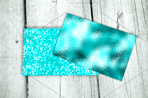 Tiffany Blue Digital Paper in Textures - product preview 4