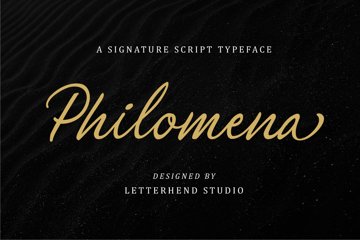 Philomena Signature Script in Script Fonts - product preview 8