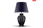 Classic Table Lamp with Bowl and