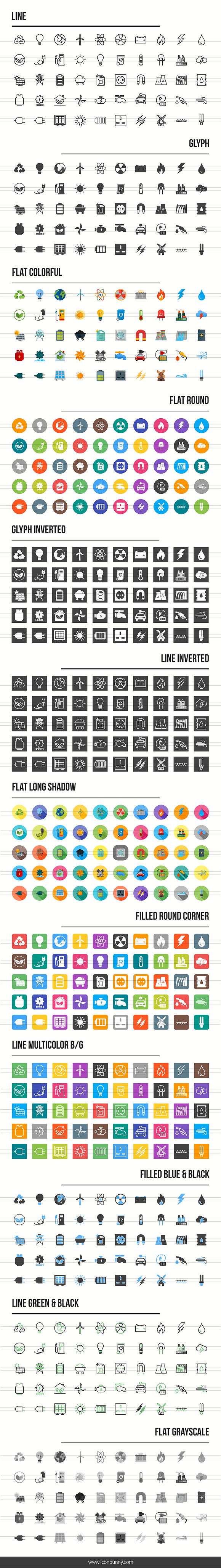 600 Energy Icons in Graphics - product preview 1